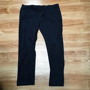 J Crew Driggs Navy Chinos 34x30